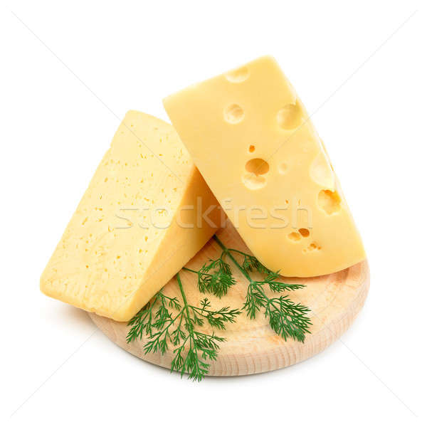 large chunks of cheese Stock photo © alinamd