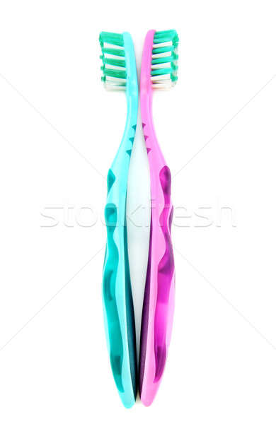 Toothbrushes isolated on white background Stock photo © alinamd