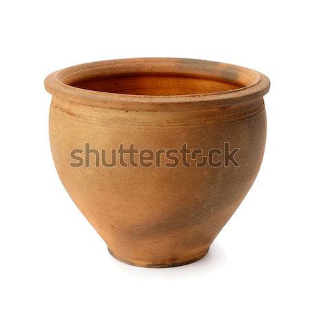 clay pot isolated on white background Stock photo © alinamd
