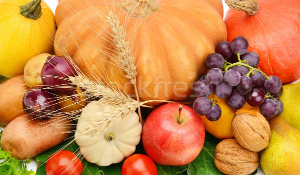 bright background of fruits and vegetables Stock photo © alinamd