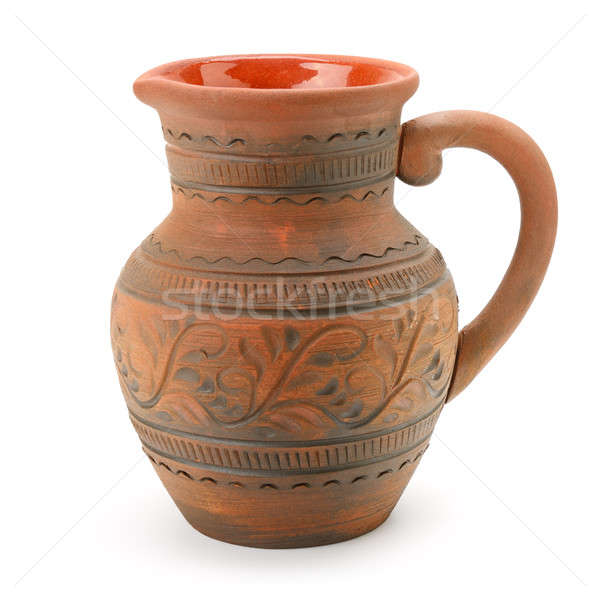 clay pot isolated on white background Stock photo © alinamd