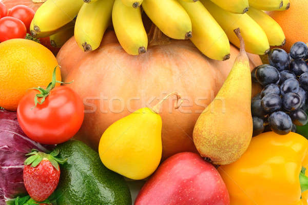 background of different fruits and vegetables Stock photo © alinamd