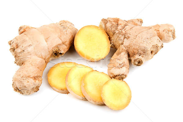 ginger root isolated on white background Stock photo © alinamd