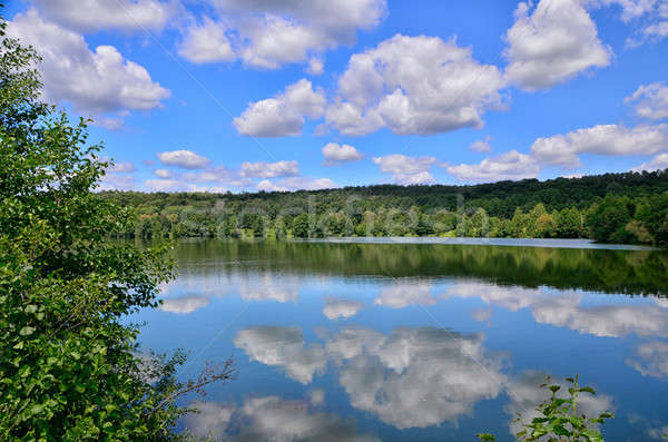 Estate panorama fiume basso nubi Foto d'archivio © AlisLuch
