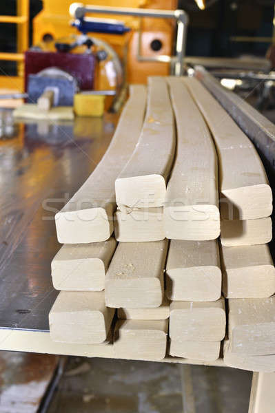 Pieces of soap on a conveyor belt Stock photo © AlisLuch