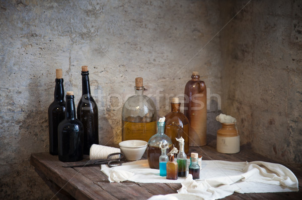 The old pharmacist's bottle Stock photo © All32