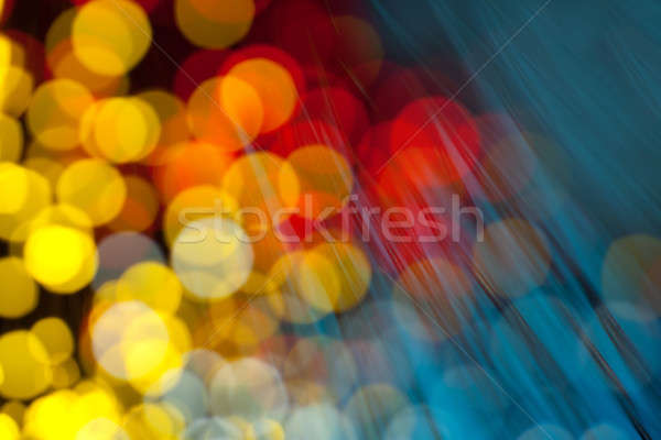 Blur nacht lichten mooie stad abstract Stockfoto © All32