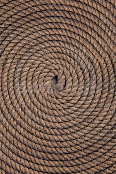 Frânghie pliat spirala putea folosit fundal Imagine de stoc © All32