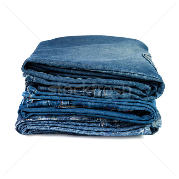 Jeans things stacked stack Stock photo © All32