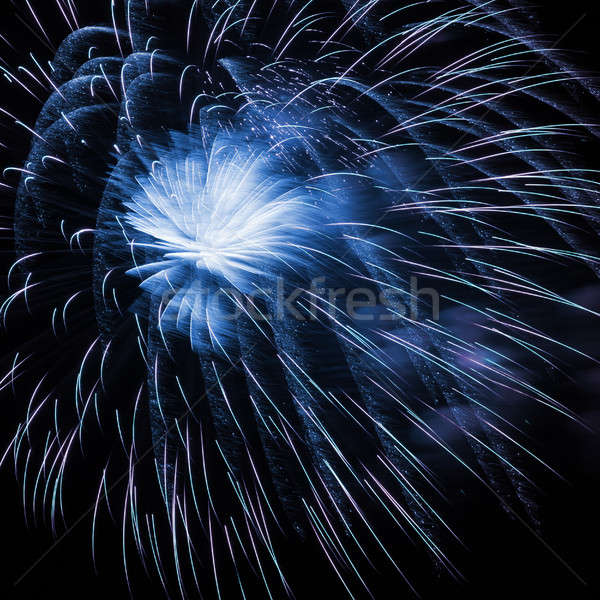 Fireworks in the night sky Stock photo © All32