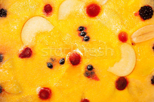 Torta gyümölcs zselé felület étel alma Stock fotó © All32