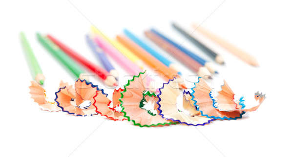 Pencil with shavings Stock photo © All32