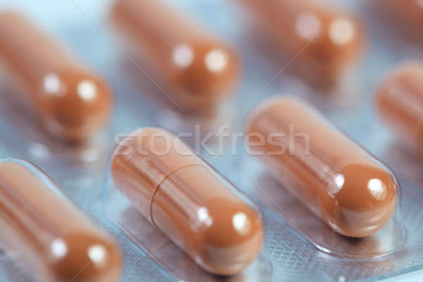 Hólyag csomag orvosi gyógyszer szín csomag Stock fotó © All32