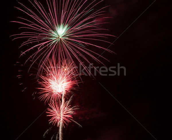 Fireworks in the night sky Stock photo © All32