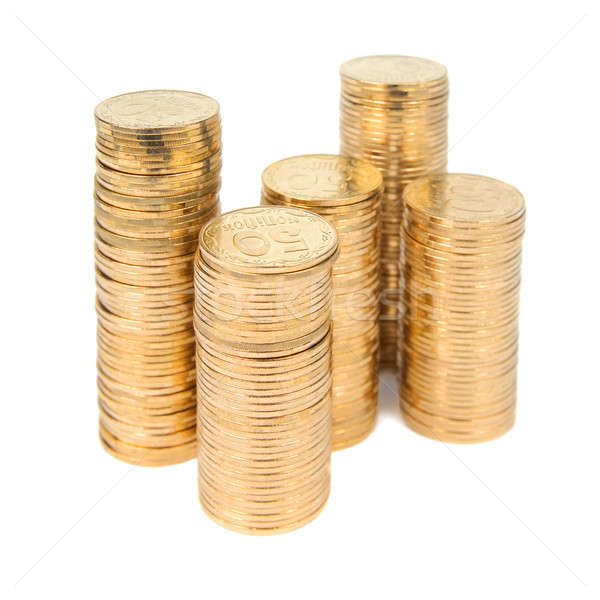 Piles of coins.  Stock photo © All32