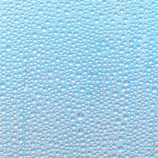 Water droplets on the surface of the transparent  Stock photo © All32