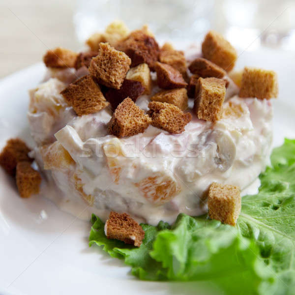 Salad on a plate with toast  Stock photo © All32