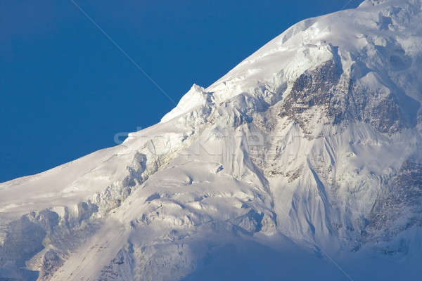 Góry przedświt Nepal sportu krajobraz świetle Zdjęcia stock © All32