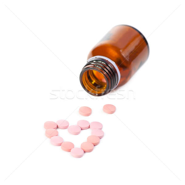 Open a bottle of spillage pills Stock photo © All32