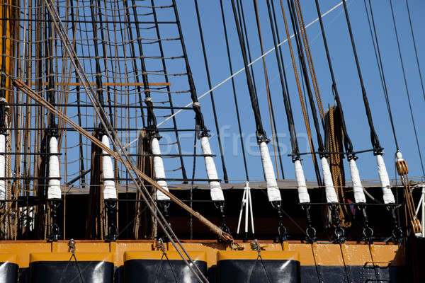 Guys on the sailing ship Stock photo © All32