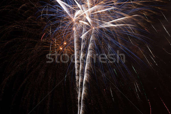 Fireworks in the night sky Stock photo © All32