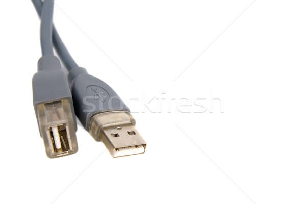 USB connectors. Isolated on white background. Stock photo © All32