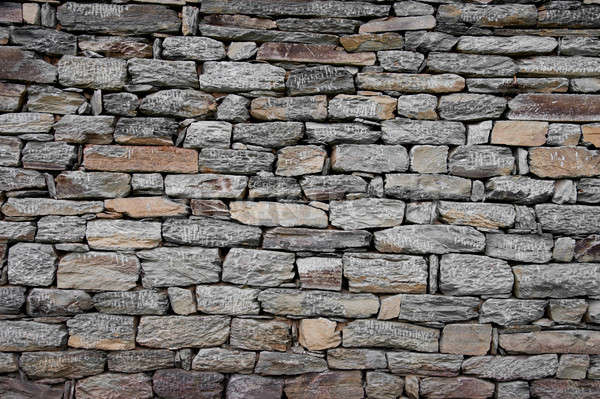 Wall built of natural stone Stock photo © All32
