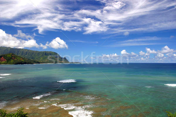 Bali bella blu spiaggia montagna Ocean Foto d'archivio © allihays