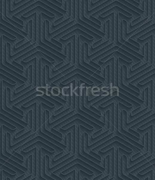 Dark perforated paper. Stock photo © almagami