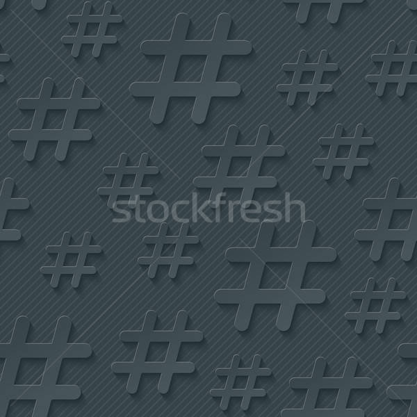 Hash tag seamless background Stock photo © almagami