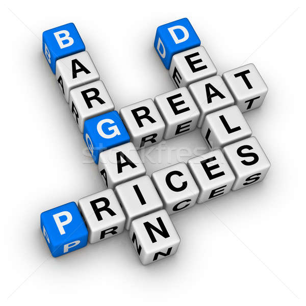 сделка цены бизнеса знак Сток-фото © almagami