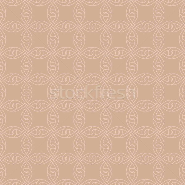 Semleges végtelenített kelta minta lineáris mértani Stock fotó © almagami