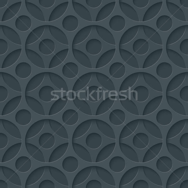 Dark perforated paper. Stock photo © almagami