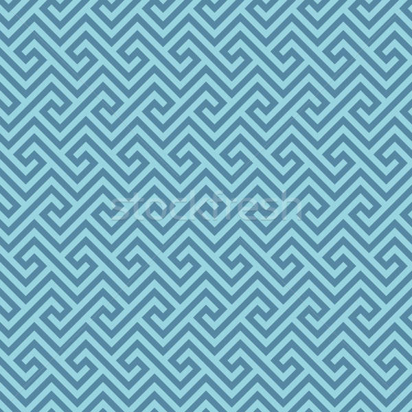 Classic meander seamless pattern. Stock photo © almagami