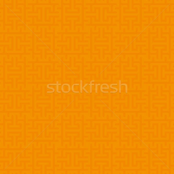 Orange Squares Modern Seamless Pattern. Stock photo © almagami