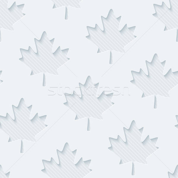 Light gray maple leaves wallpaper. Stock photo © almagami