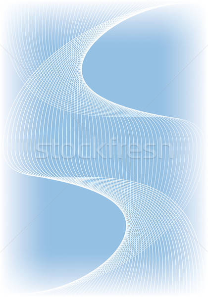 Blauw titel pagina sjabloon boek abstract Stockfoto © almagami