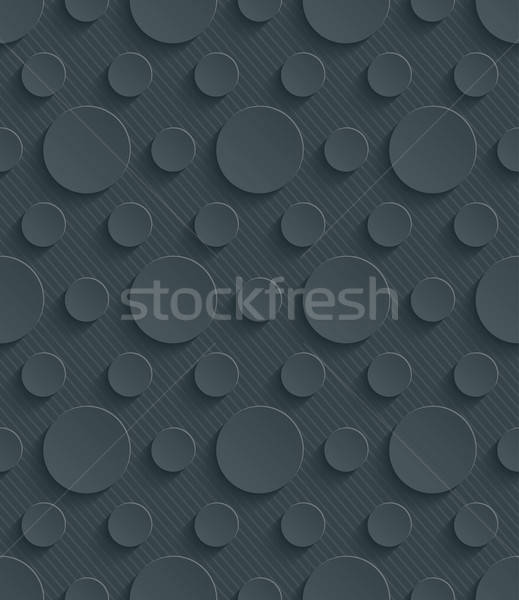 Stock photo: Dark perforated paper.