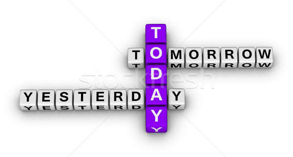 yesterday, today, tomorrow Stock photo © almagami