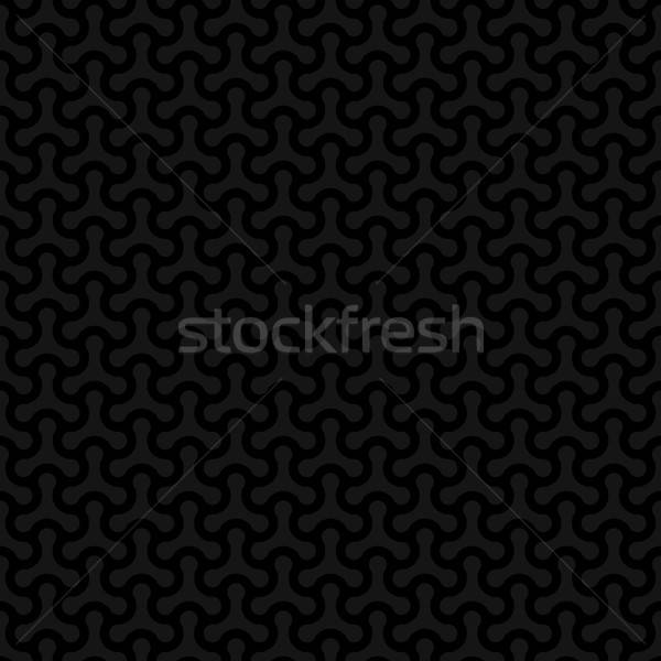 Fekete semleges végtelen minta modern terv stílus Stock fotó © almagami