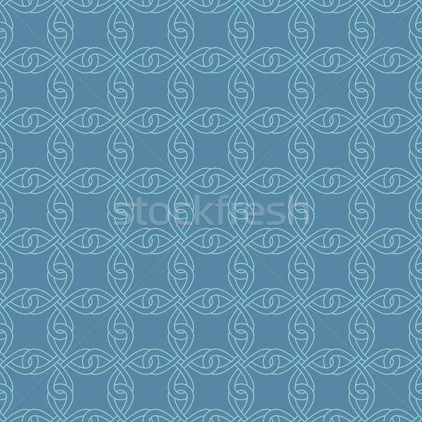 Neutraal naadloos celtic patroon lineair meetkundig Stockfoto © almagami