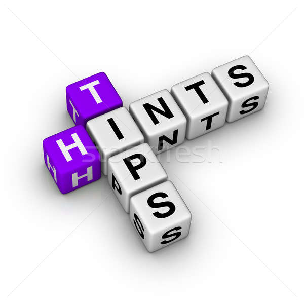 tips and hints Stock photo © almagami