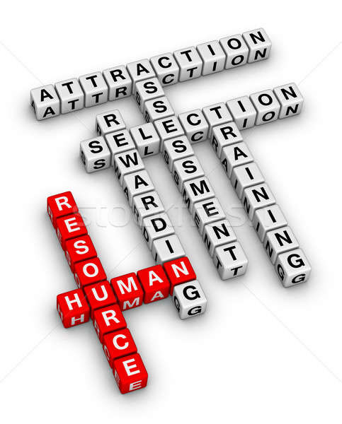 human resource crossword Stock photo © almagami