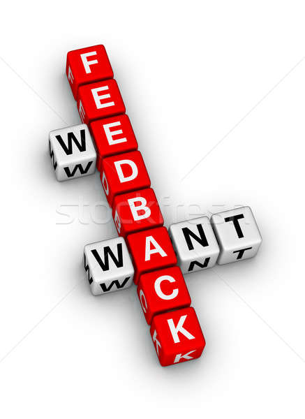 we want feedback Stock photo © almagami