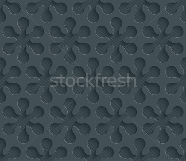 Dark perforated paper. Stock photo © almagami