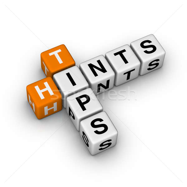 tips and hints Stock photo © almagami