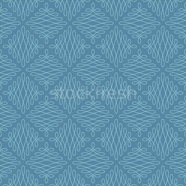 Neutraal naadloos lineair bloeien patroon meetkundig Stockfoto © almagami