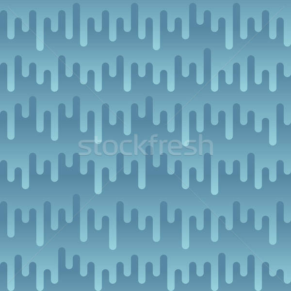 Waveform Irregular Rounded Lines Seamless Pattern Stock photo © almagami