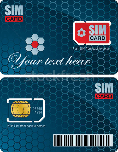 Sim card Stock photo © almagami