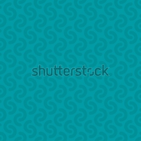 Stock photo: Rounded lines seamless vector pattern.